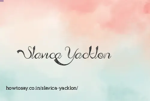 Slavica Yacklon