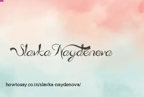 Slavka Naydenova