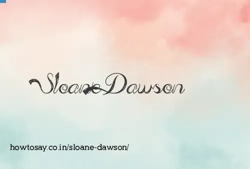Sloane Dawson