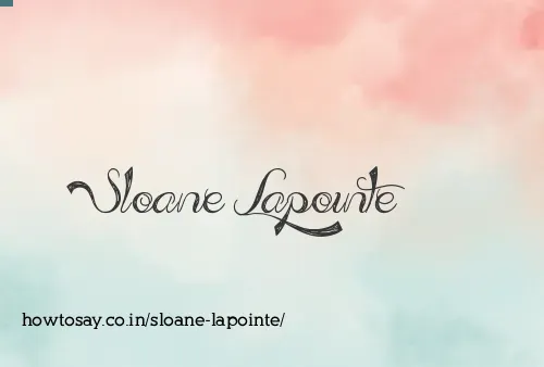 Sloane Lapointe