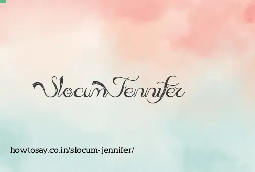 Slocum Jennifer