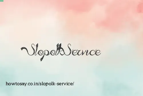 Slopolk Service