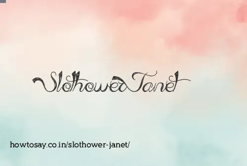 Slothower Janet
