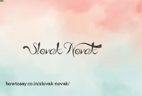 Slovak Novak