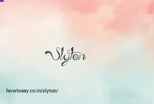 Slyton
