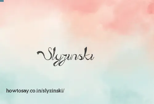 Slyzinski