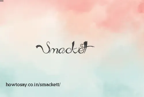 Smackett