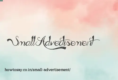 Small Advertisement