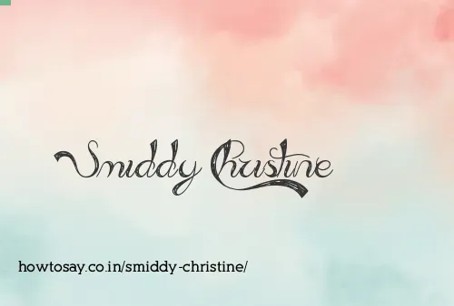 Smiddy Christine