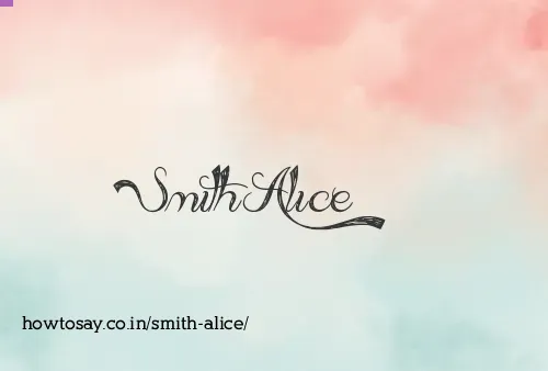 Smith Alice