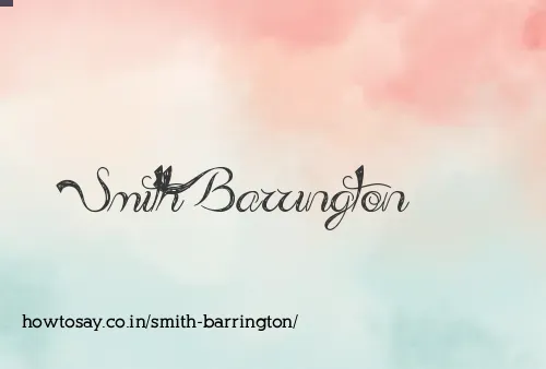 Smith Barrington