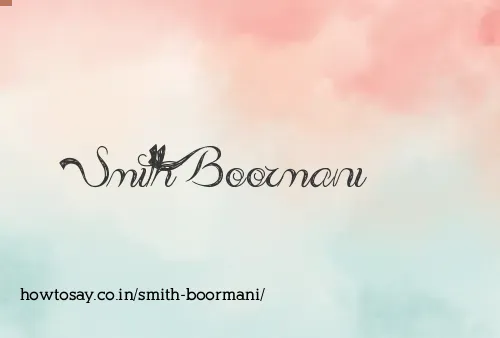 Smith Boormani