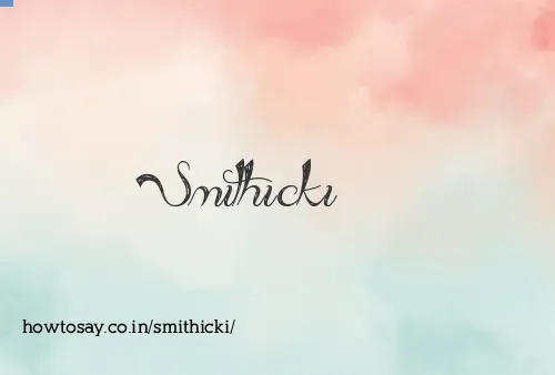 Smithicki