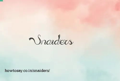 Snaiders