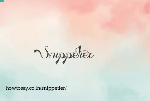 Snippetier