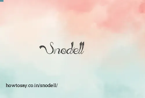 Snodell