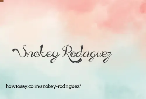Snokey Rodriguez