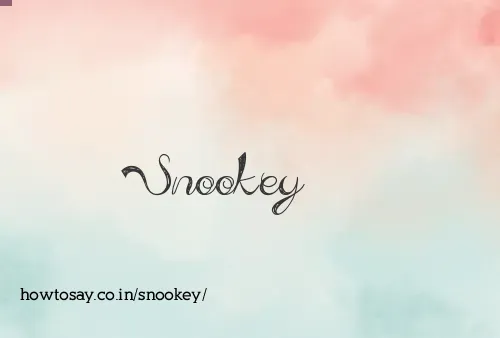 Snookey