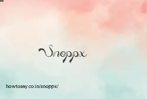 Snoppx