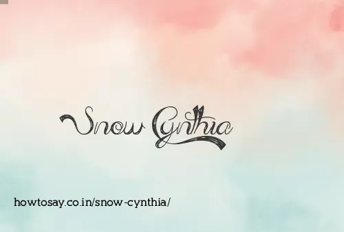 Snow Cynthia