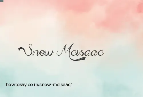 Snow Mcisaac