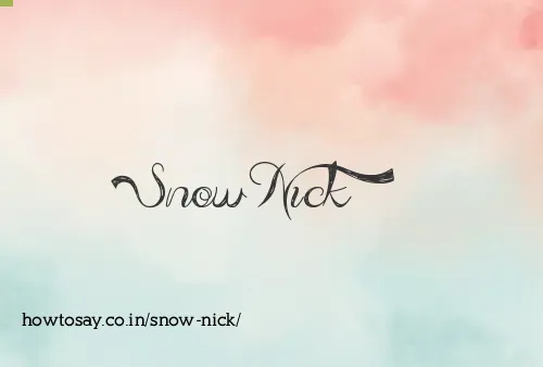 Snow Nick