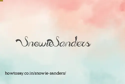 Snowie Sanders