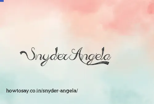 Snyder Angela
