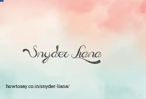 Snyder Liana