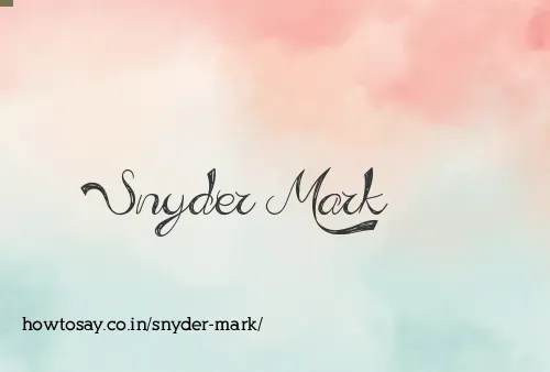 Snyder Mark