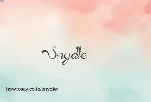 Snydle