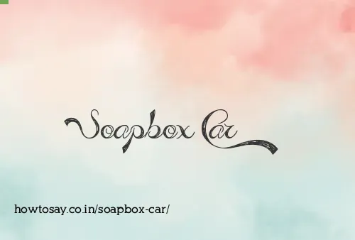 Soapbox Car