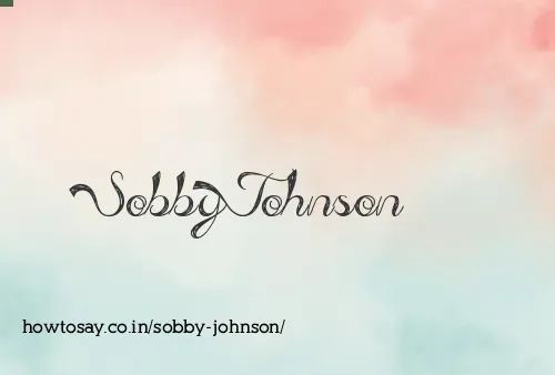 Sobby Johnson