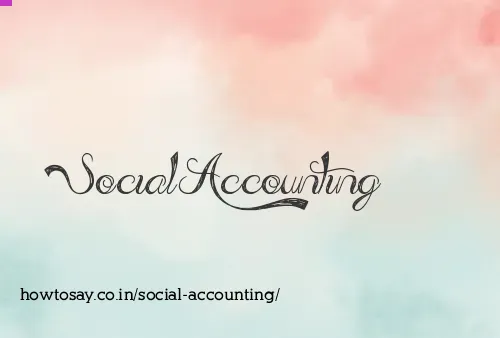 Social Accounting