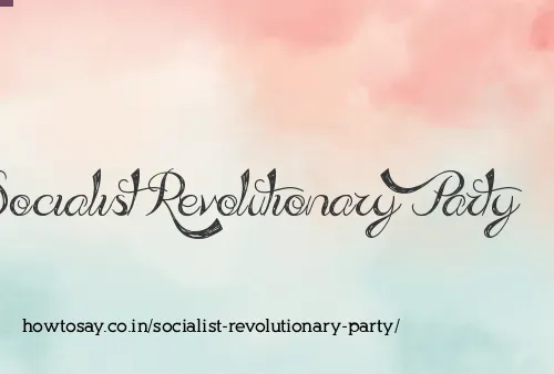 Socialist Revolutionary Party