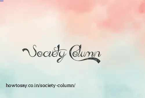 Society Column