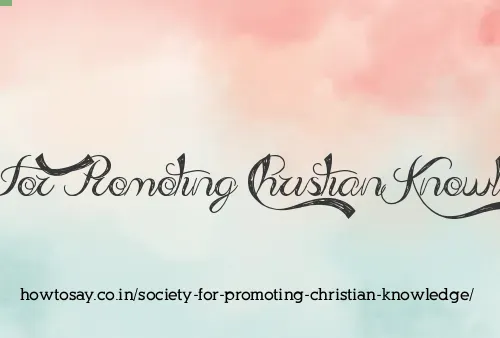 Society For Promoting Christian Knowledge