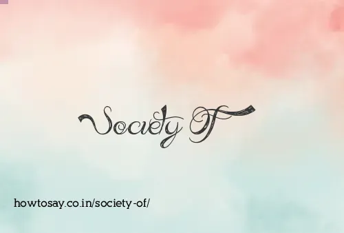 Society Of