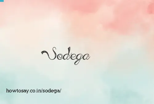 Sodega