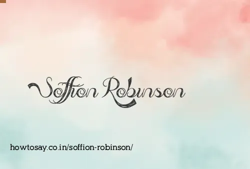 Soffion Robinson