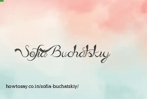 Sofia Buchatskiy
