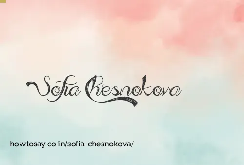 Sofia Chesnokova