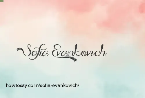 Sofia Evankovich