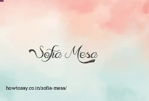 Sofia Mesa