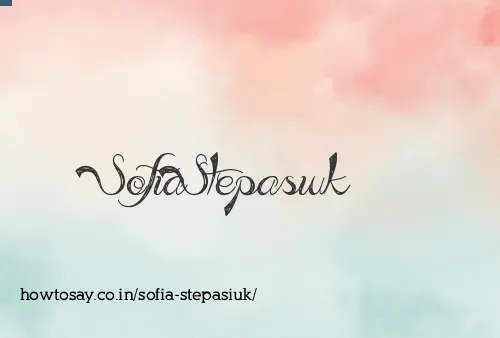 Sofia Stepasiuk