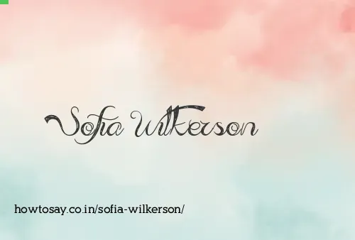 Sofia Wilkerson
