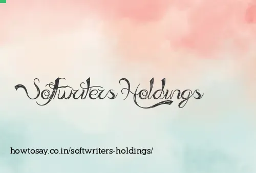 Softwriters Holdings