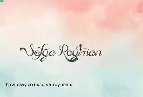 Sofya Roytman