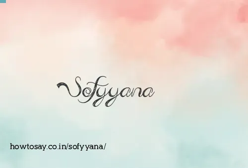 Sofyyana
