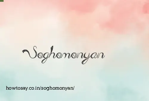 Soghomonyan